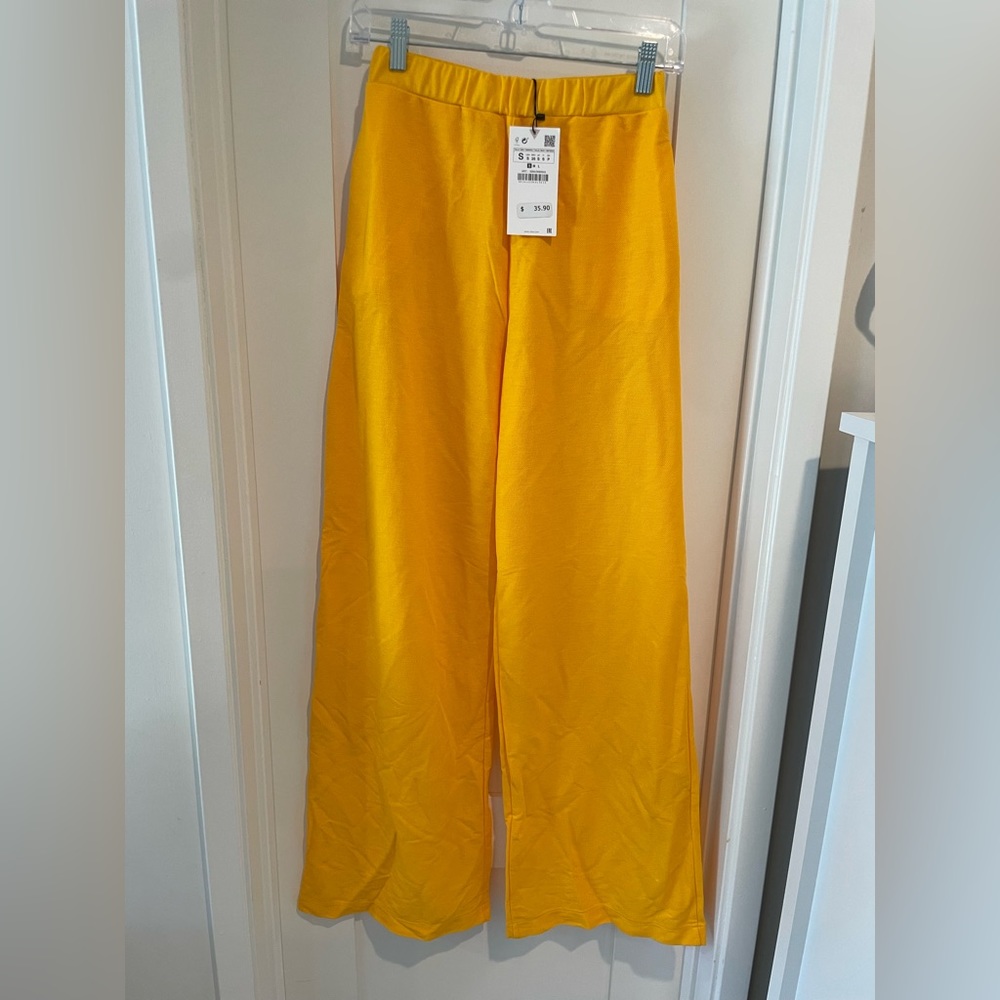 Zara set wide leg and cami